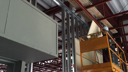 軽天・間仕切り写真